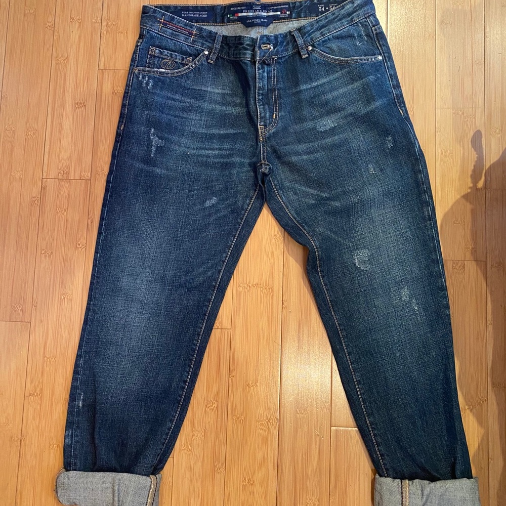 Premiare Distressed Denim Waist 34